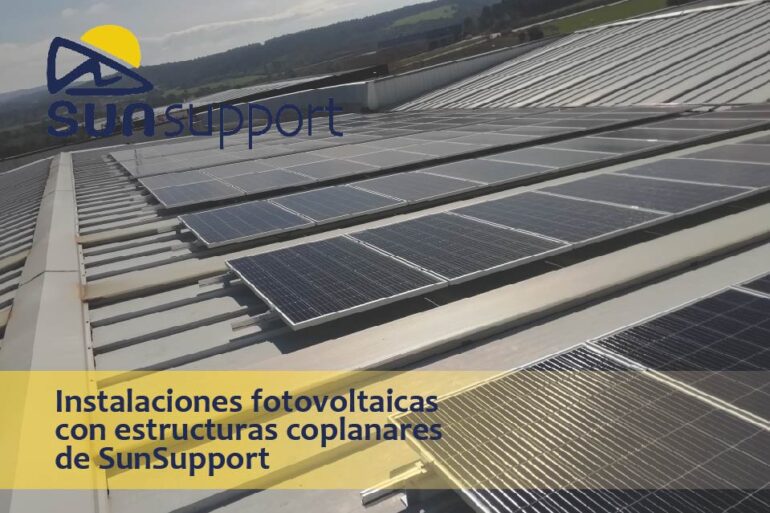 Instalaciones con estructuras coplanares de SunSupport