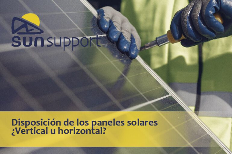 Disposición de los paneles solares ¿vertical u horizontal?