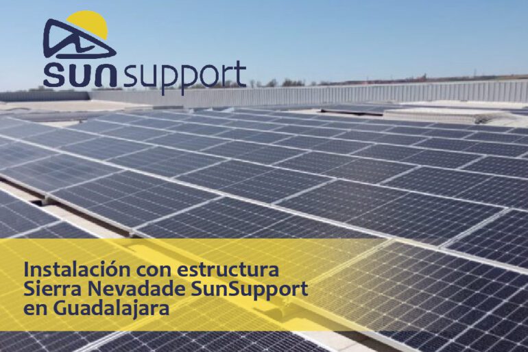 Instalación con estructura Sierra Nevada de SunSupport en Guadalajara