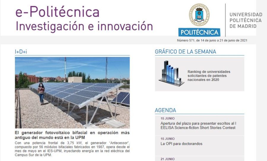 La prensa de la UPM se hace eco del proyecto realizado por SunSupport