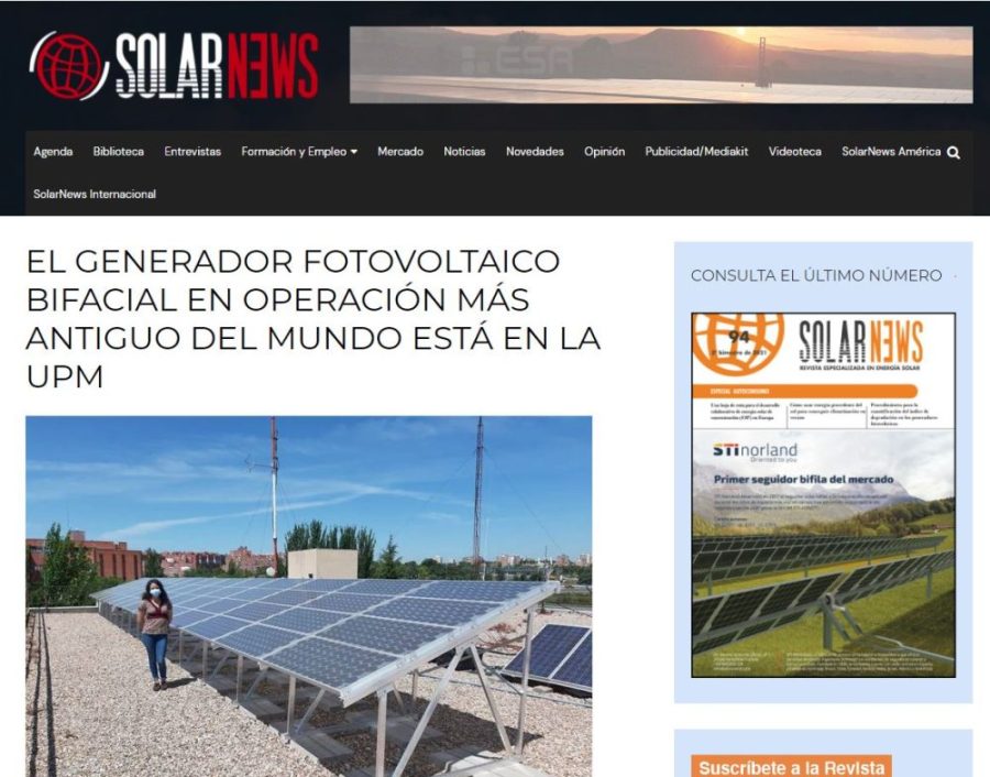 solarnews se hace eco del proyecto realizado por SunSupport