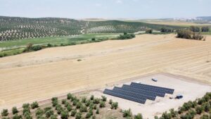 estructura hincada para instalacion fotovoltaica