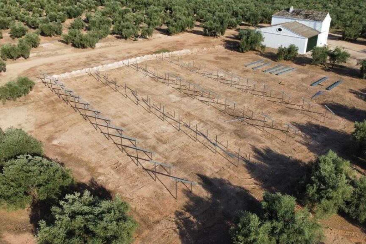 Estructuras fotovoltaicas aereo