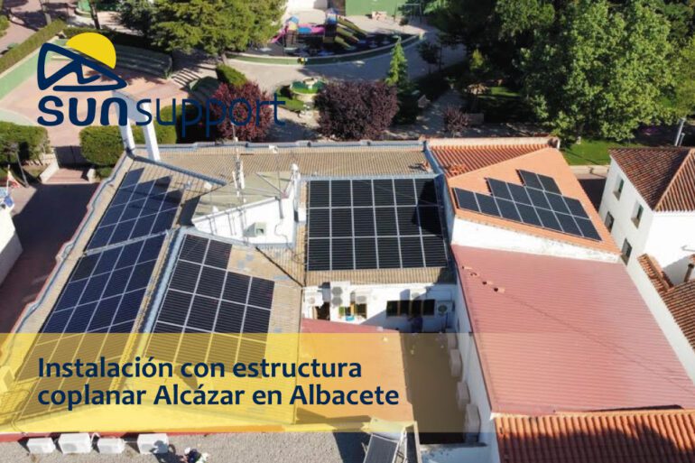 Instalación con estructura coplanar Alcázar en Albacete