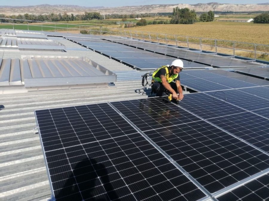 Instalación con estructura coplanar alcázar