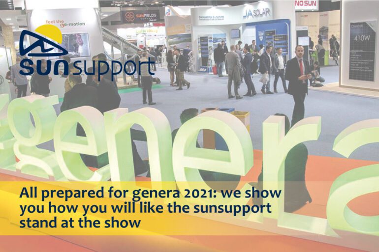 All prepared for genera 2021: we show you how you will like the sunsupport stand at the show