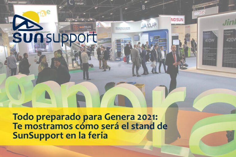 Todo preparado para Genera 2021: Te mostramos cómo será el stand de SunSupport en la feria