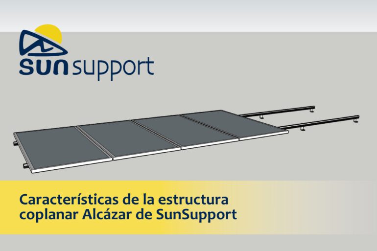 Características de la estructura coplanar Alcázar de SunSupport