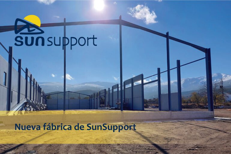 Avance en la construcción de la nueva fábrica de SunSupport