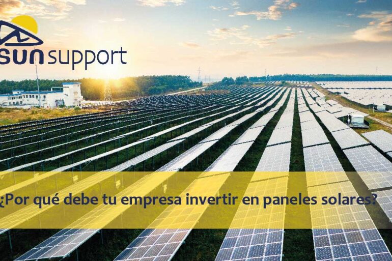 Por qué debe tu empresa invertir en paneles solares