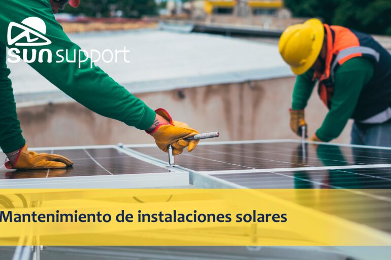 Mantenimiento de instalaciones solares