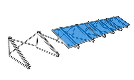 Triangular Horizontal "Veleta"