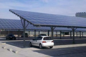 Estructura Cochera Jerez placas solares