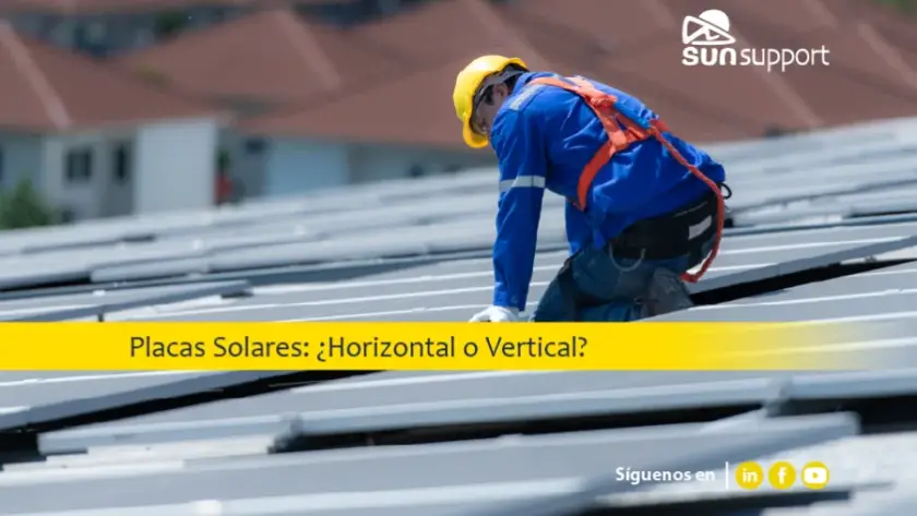 Placas solares: ¿En horizontal o en vertical?