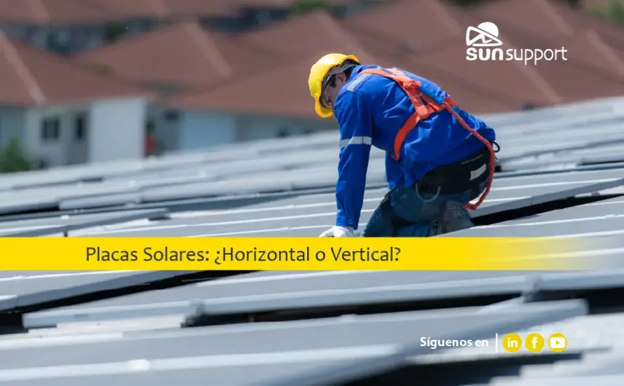 Placas solares: ¿En horizontal o en vertical?