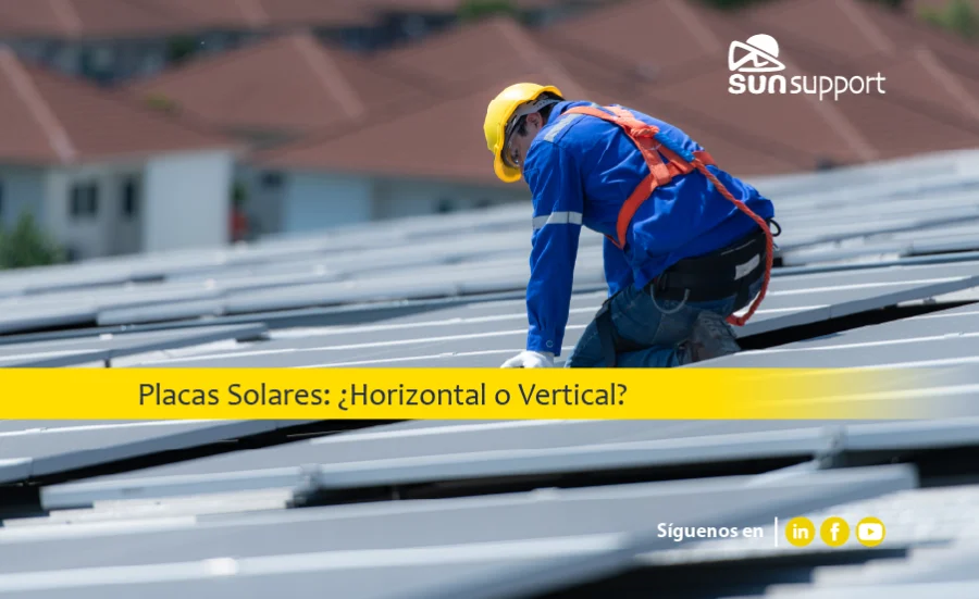 Placas solares: ¿En horizontal o en vertical?